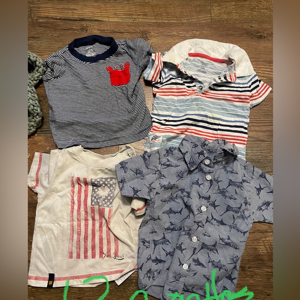Baby boy shirt bundle